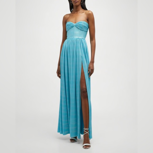 NWT Florence Strapless Plisse Corset Gown by Bronx And Banco - Picture 1 of 10